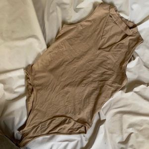 High neck cut out bodysuit